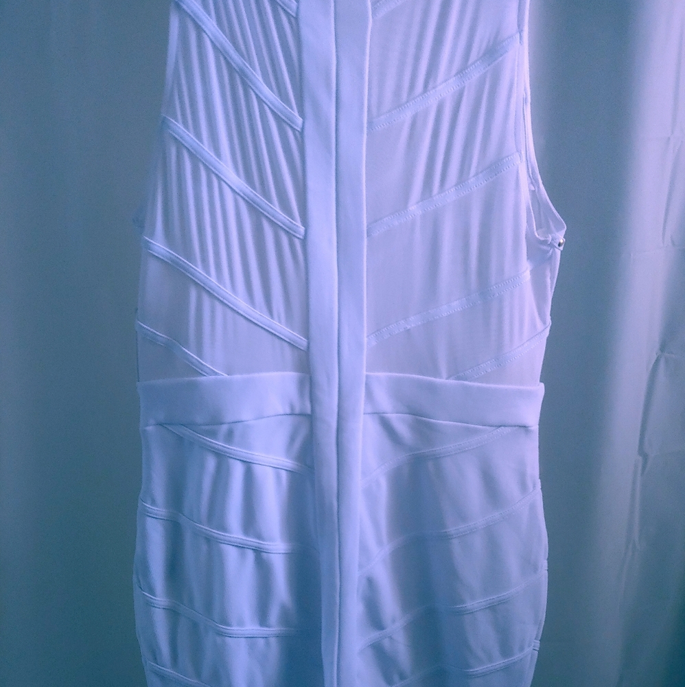 Sheer white dress (size 1 @ fashion to figure) - Picture 2 of 3